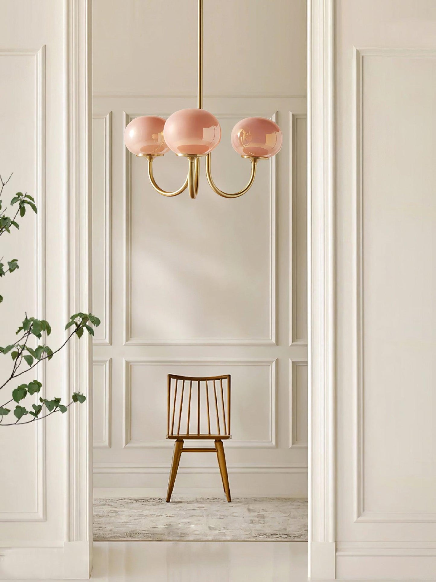 VINTELL - Designer Flush Mount Ceiling Light with Colorful Glass