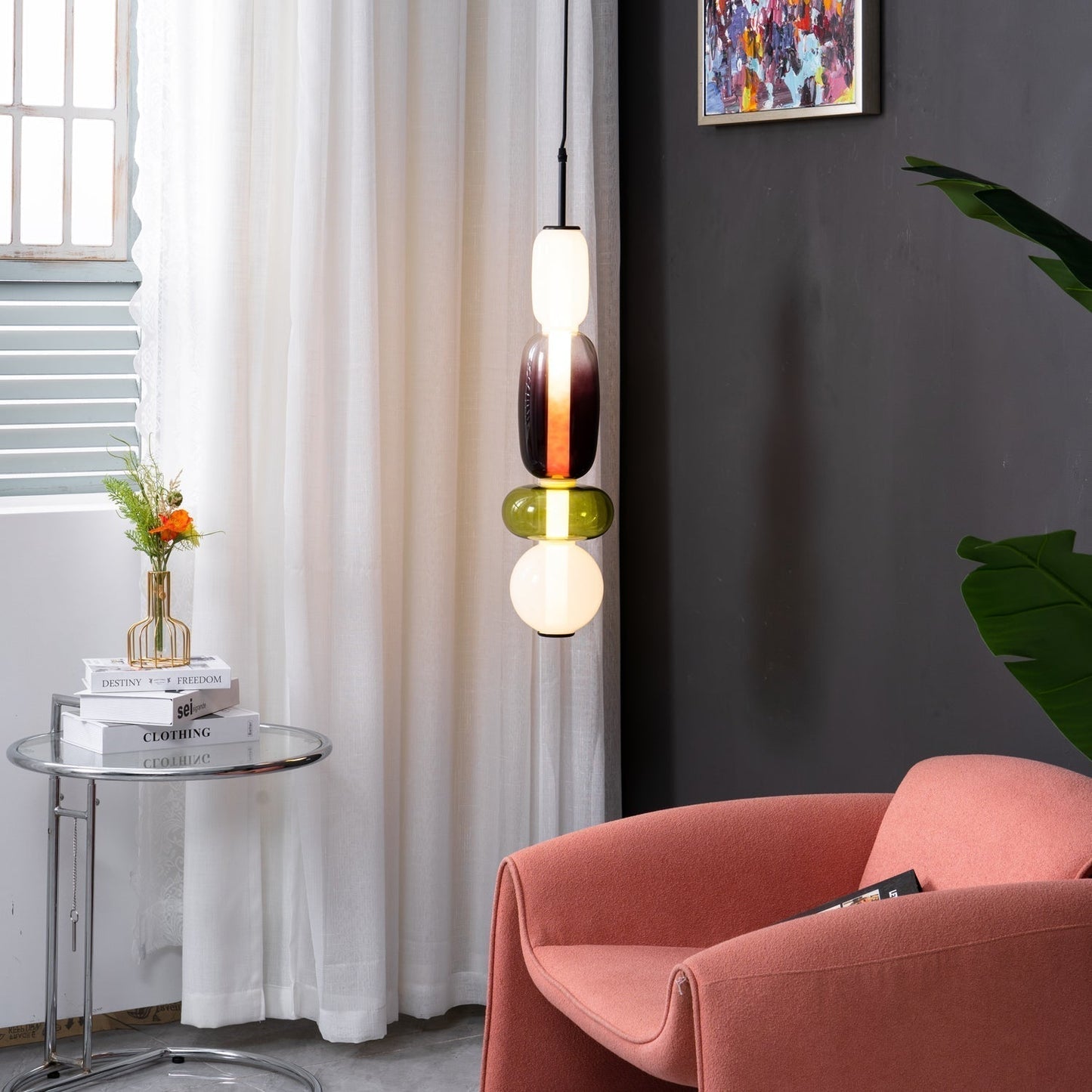 GLASSÉA - Artistic Multicolor Pendant Light
