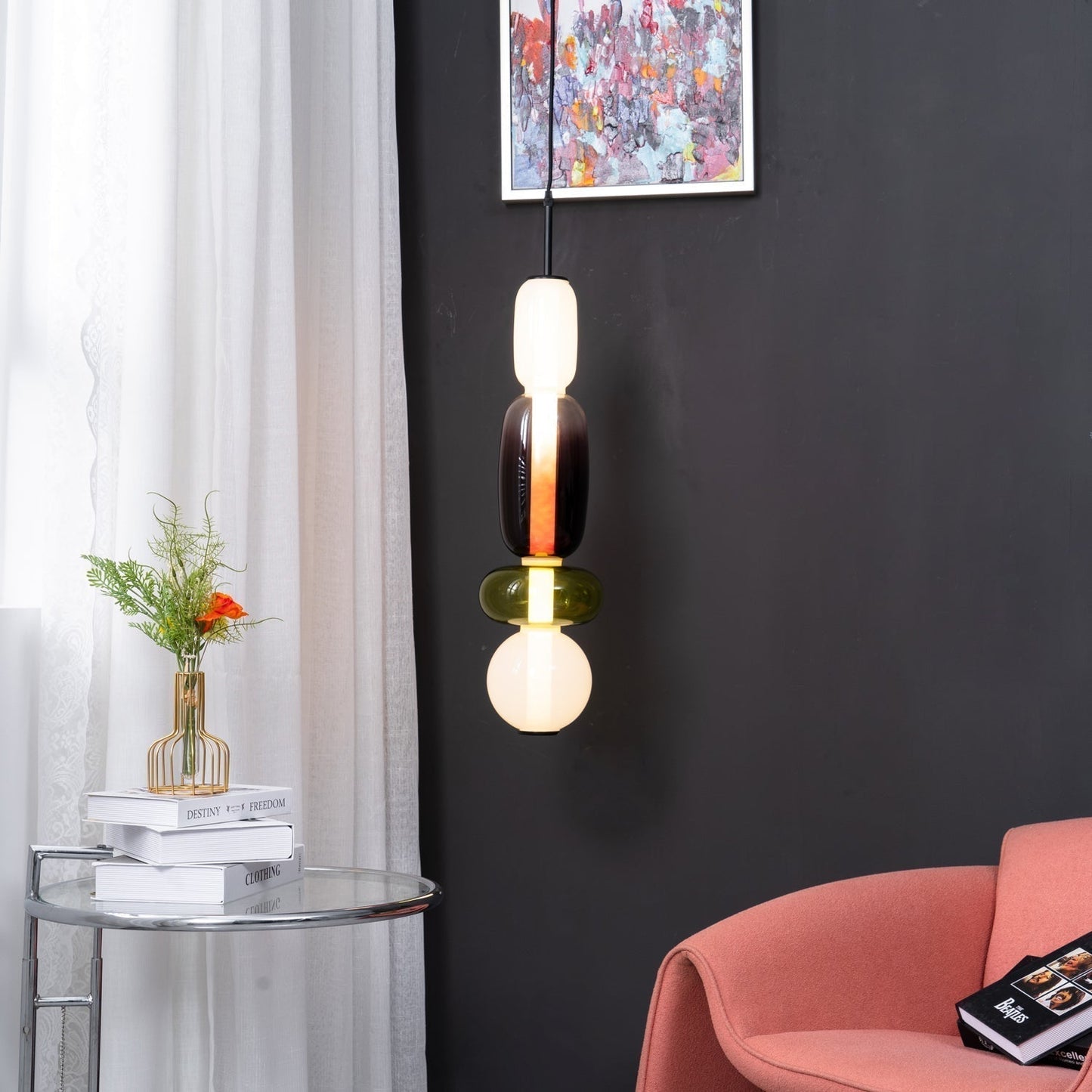 GLASSÉA - Artistic Multicolor Pendant Light