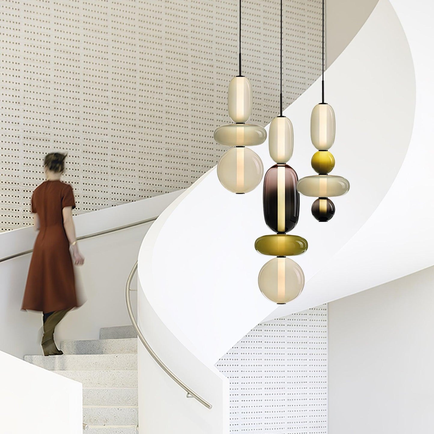 GLASSÉA - Artistic Multicolor Pendant Light