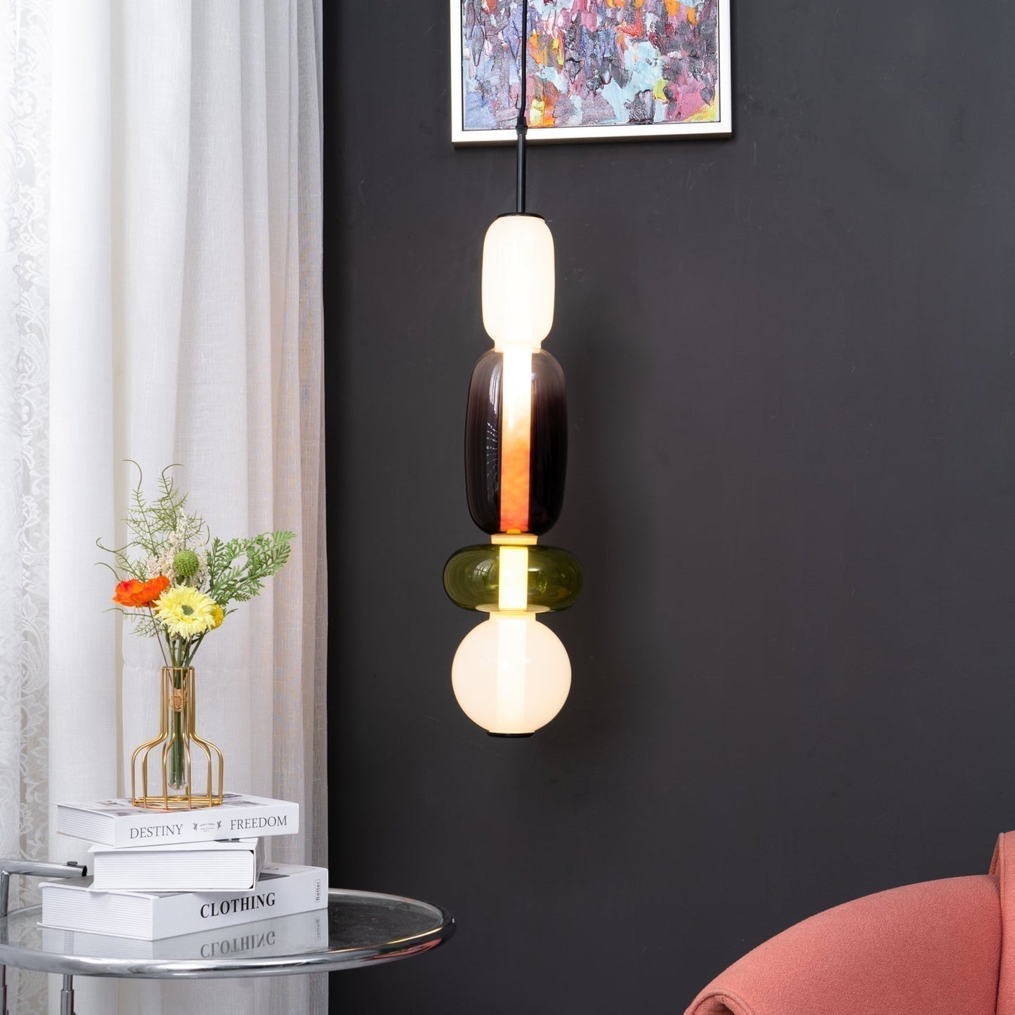 GLASSÉA - Artistic Multicolor Pendant Light
