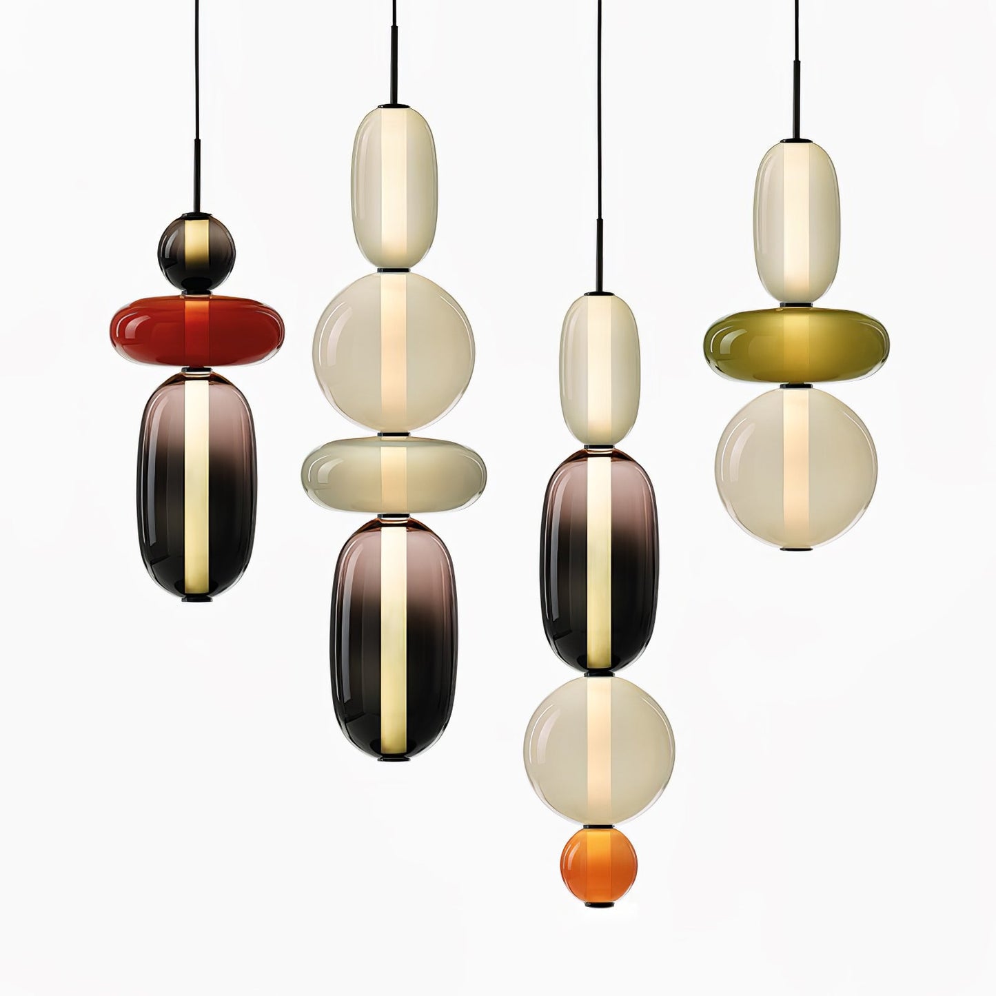 GLASSÉA - Artistic Multicolor Pendant Light