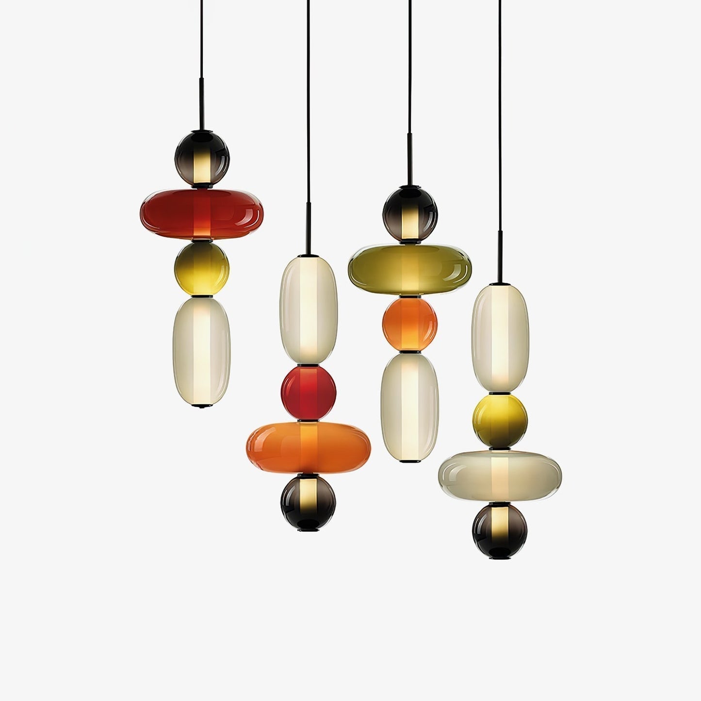 GLASSÉA - Artistic Multicolor Pendant Light