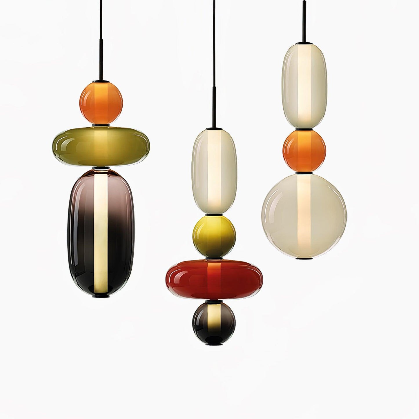 GLASSÉA - Artistic Multicolor Pendant Light