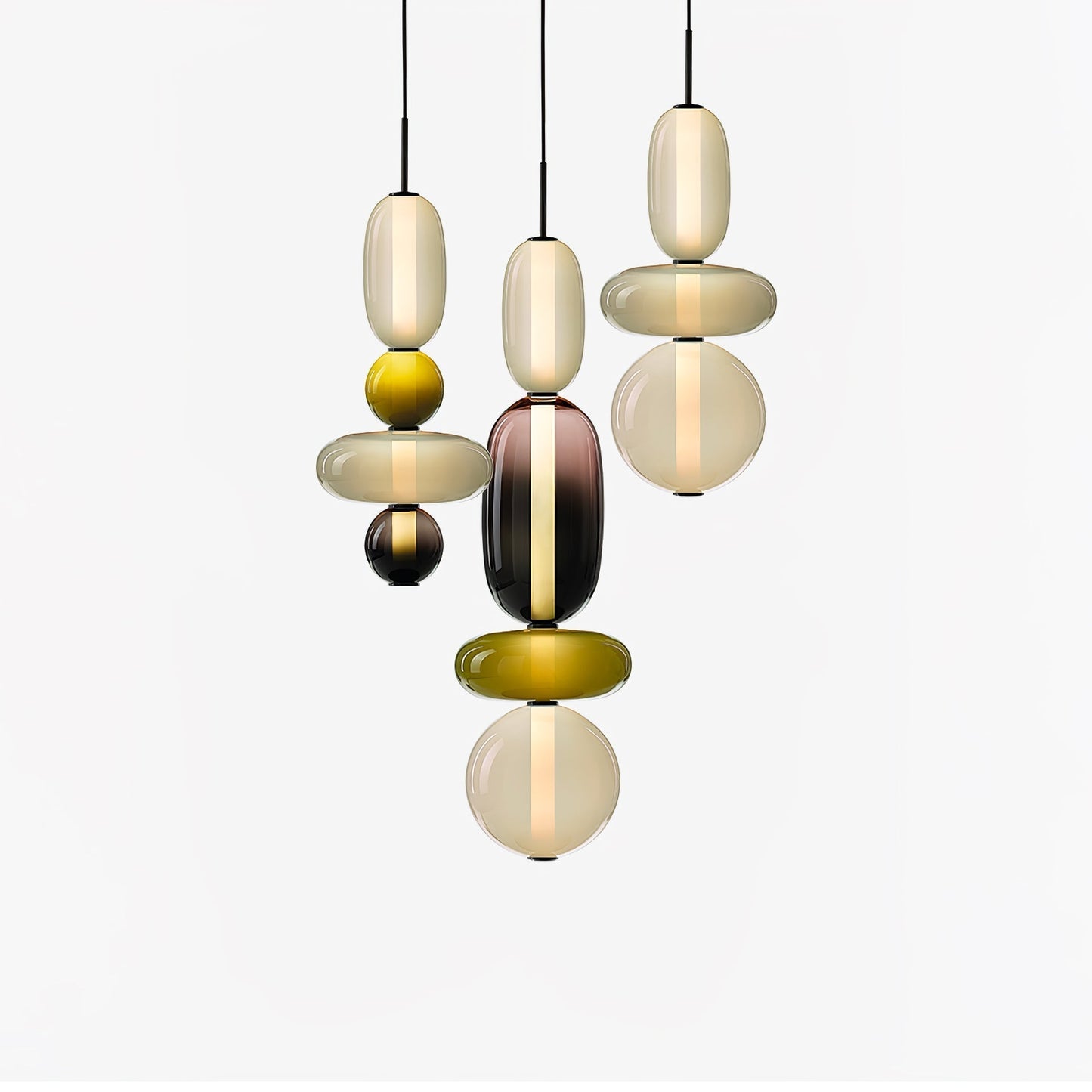 GLASSÉA - Artistic Multicolor Pendant Light