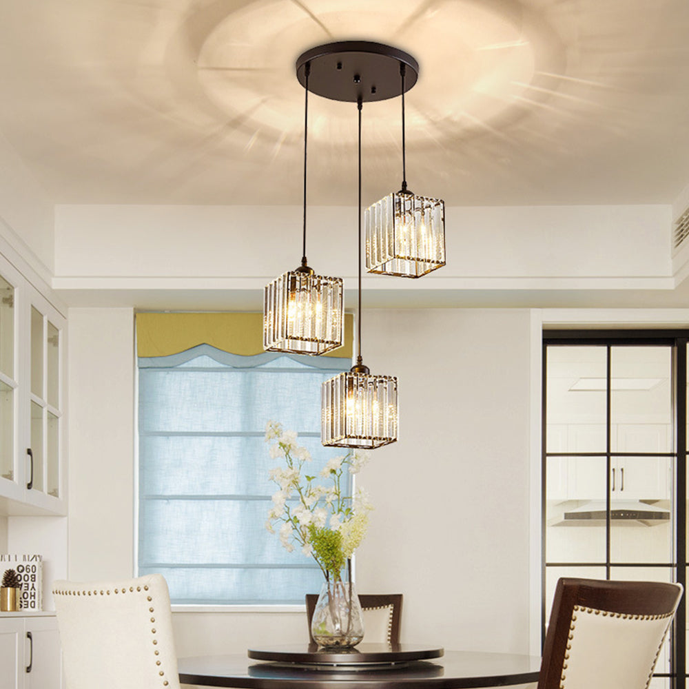 GLAME - Contemporary Gold and Glass Pendant Light