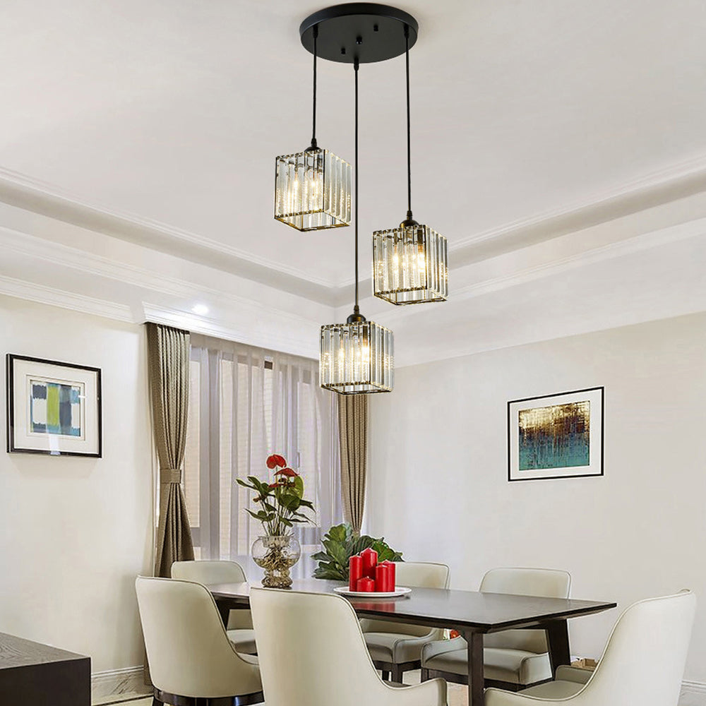 GLAME - Contemporary Gold and Glass Pendant Light