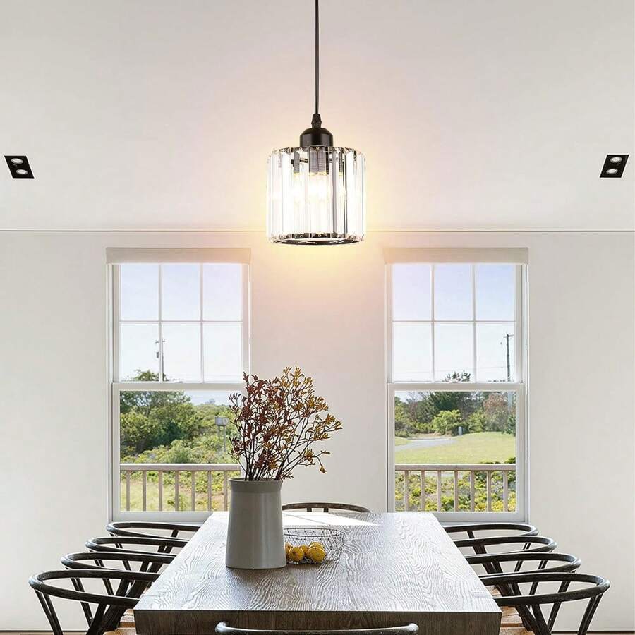 GLAME - Contemporary Gold and Glass Pendant Light