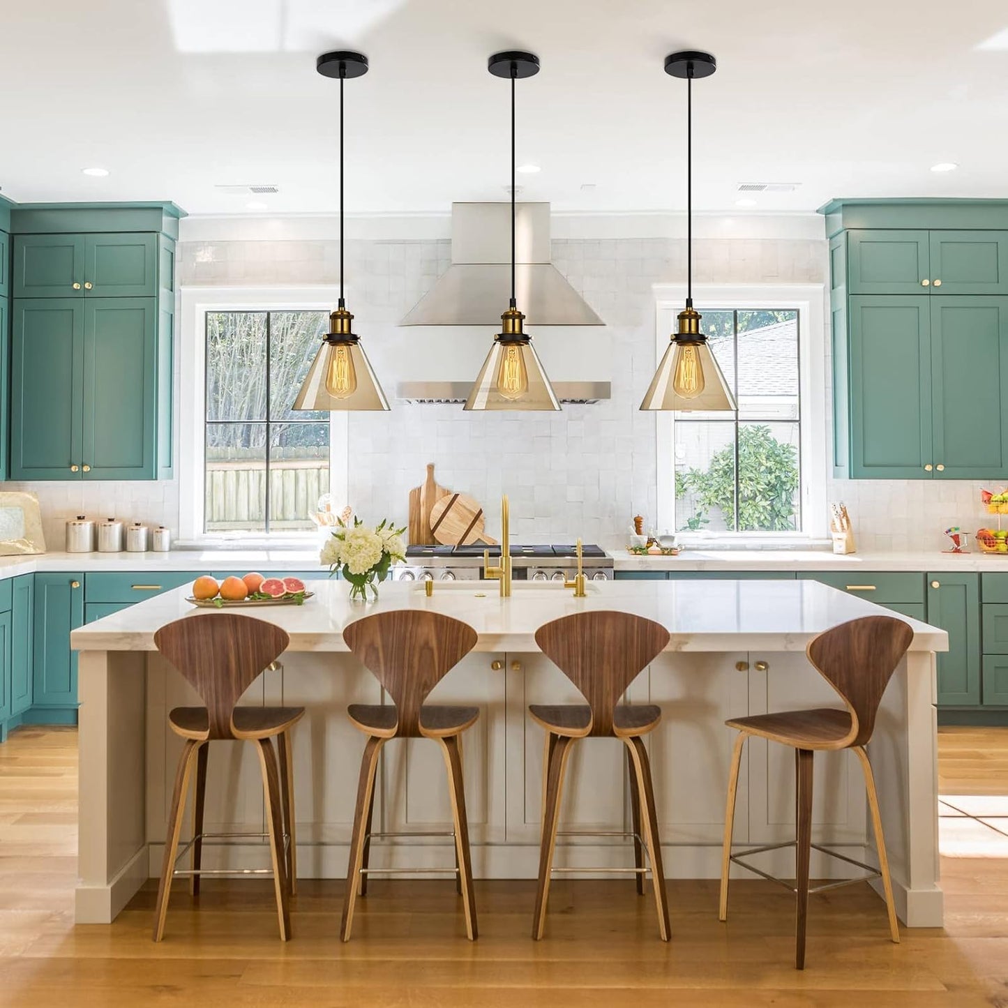 GLASSPIRE - Minimalist Clear Glass Pendant Light