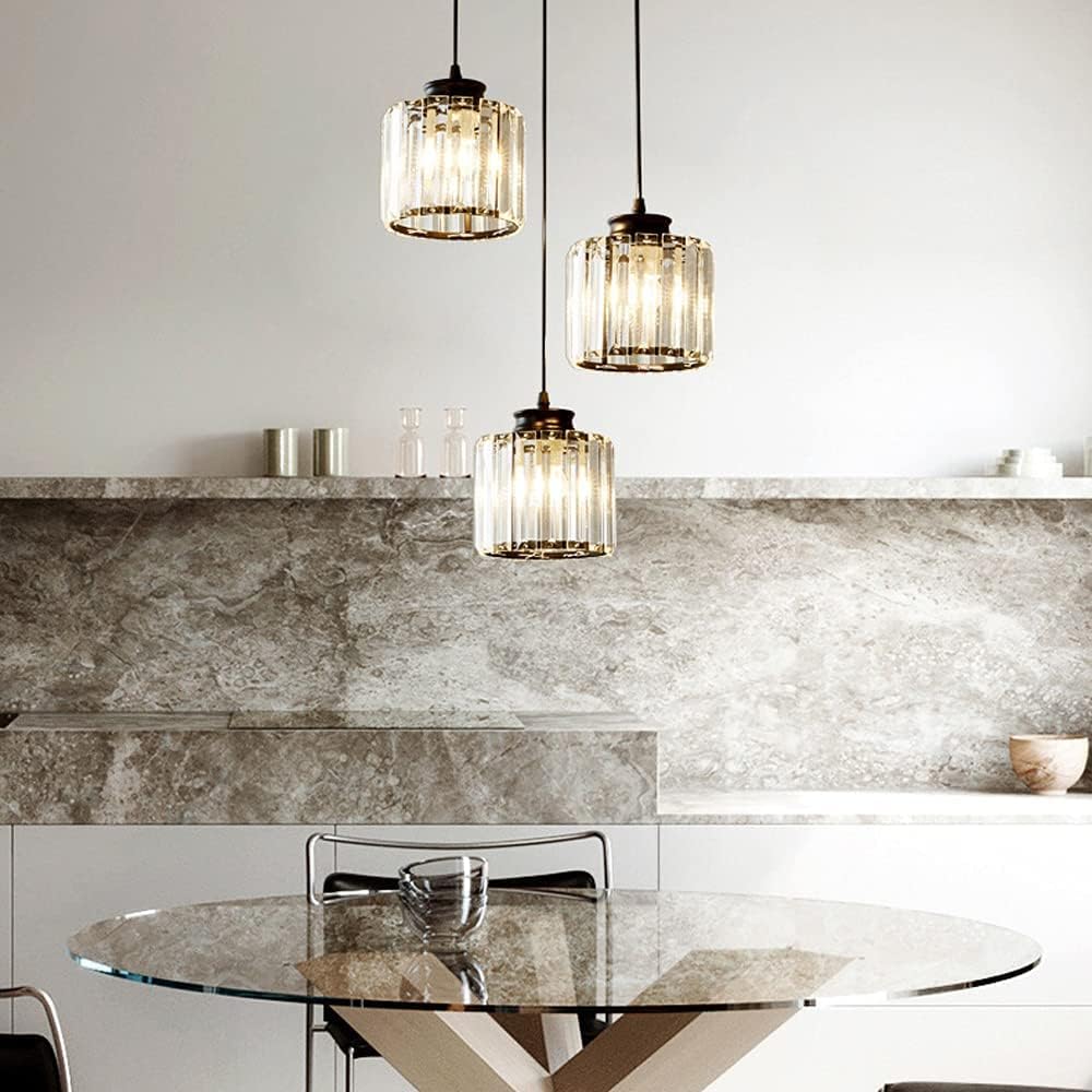 GLAME - Contemporary Gold and Glass Pendant Light