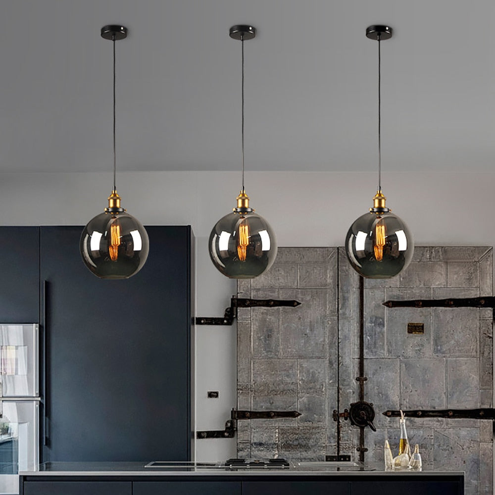GLASSPIRE - Minimalist Clear Glass Pendant Light