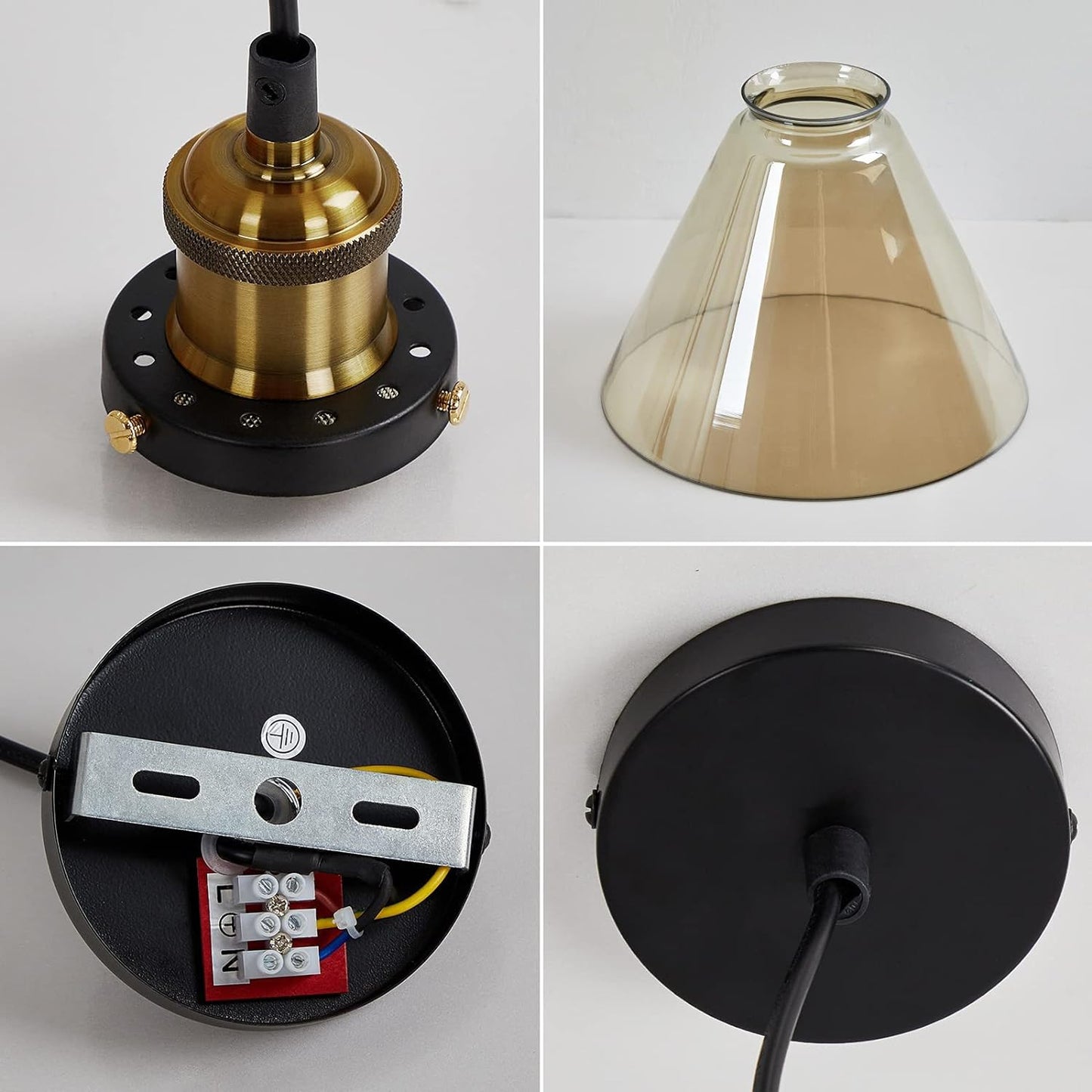 GLASSPIRE - Minimalist Clear Glass Pendant Light