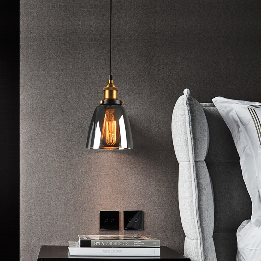 GLASSPIRE - Minimalist Clear Glass Pendant Light