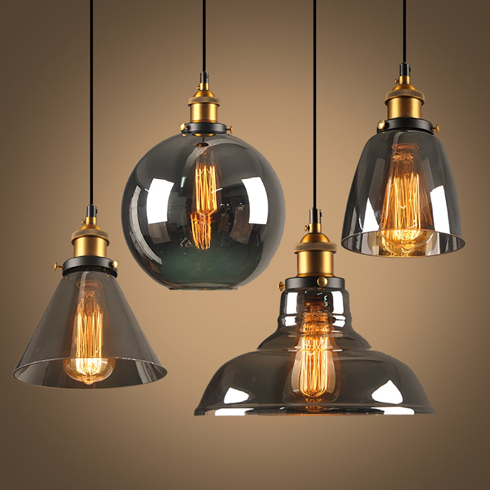 GLASSPIRE - Minimalist Clear Glass Pendant Light