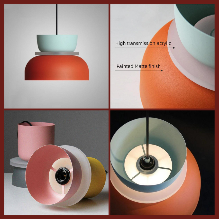 VYORA - Minimalist Macaron Pendant Lights