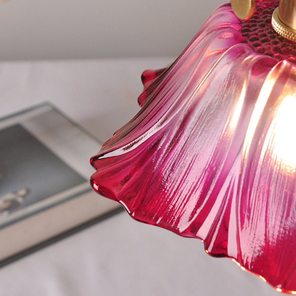 VITRANO - Retro Glass Floral Pendant Light
