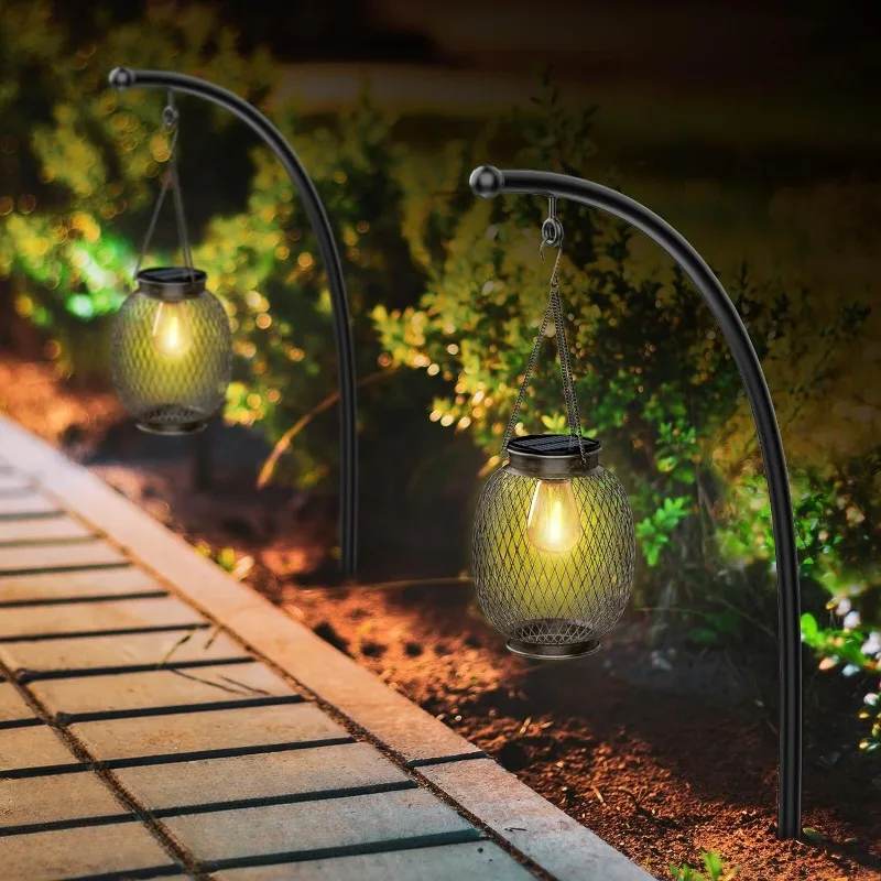 VELNIX - Outdoor Solar LED Lantern Set