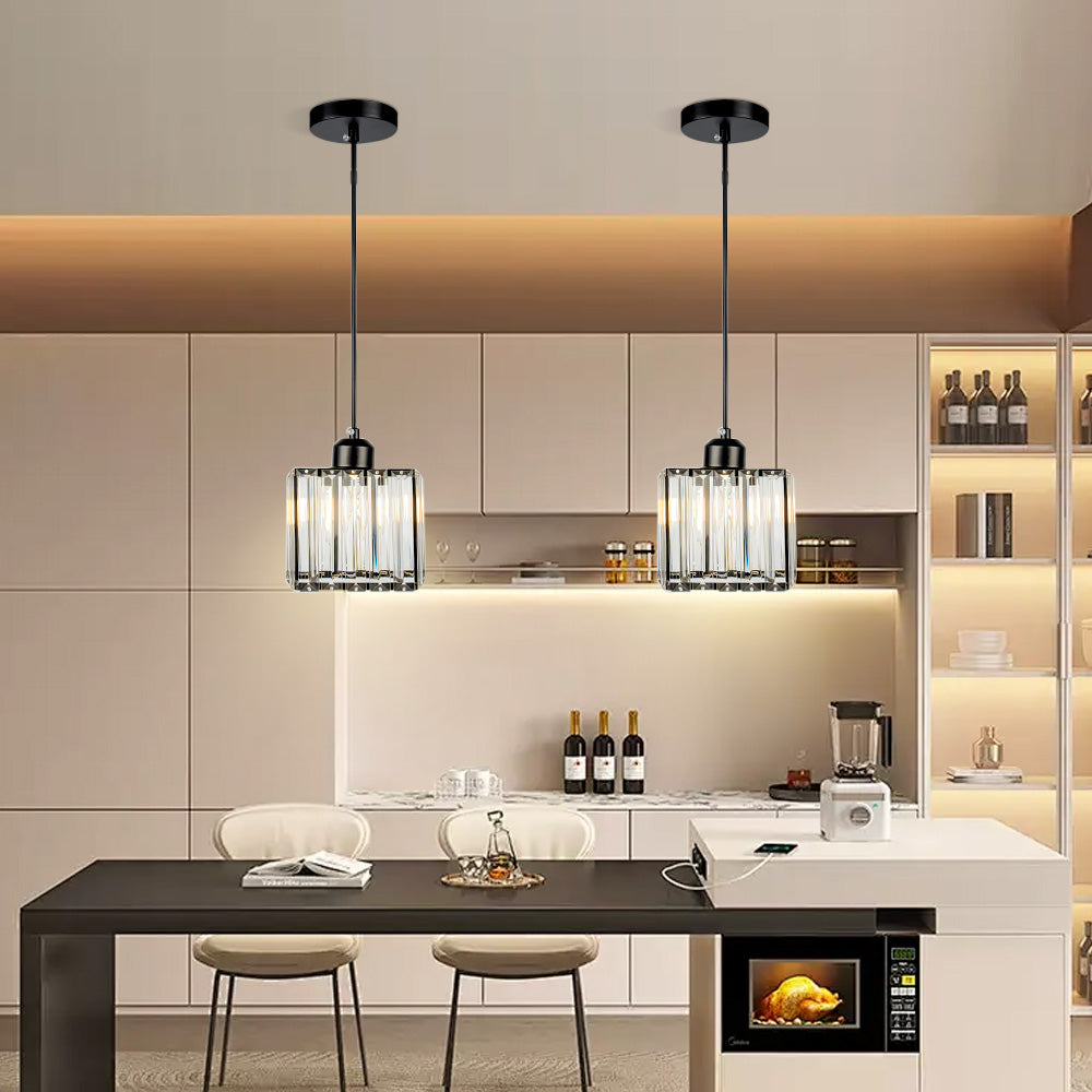 GLAME - Contemporary Gold and Glass Pendant Light