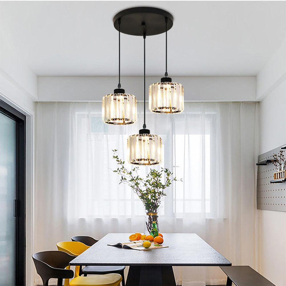 GLAME - Contemporary Gold and Glass Pendant Light