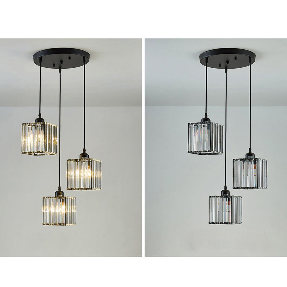 GLAME - Contemporary Gold and Glass Pendant Light