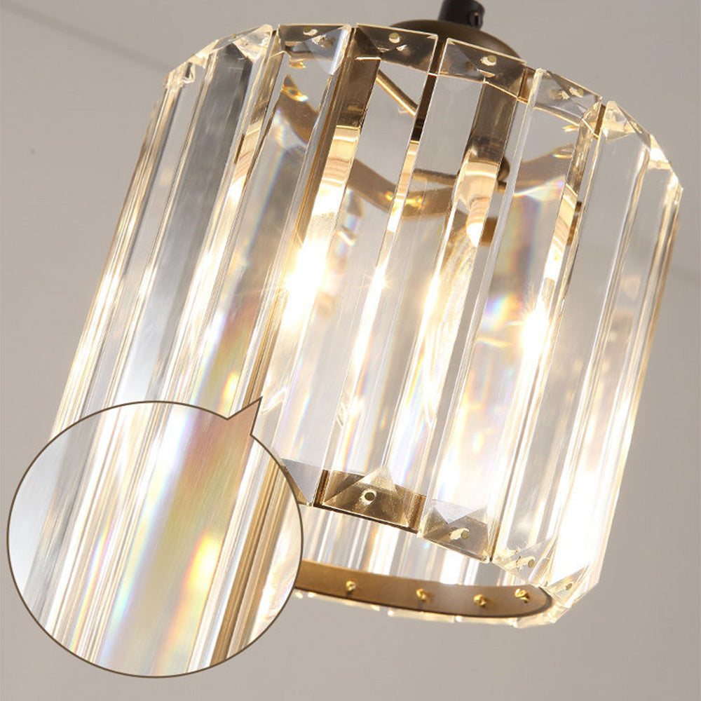 GLAME - Contemporary Gold and Glass Pendant Light