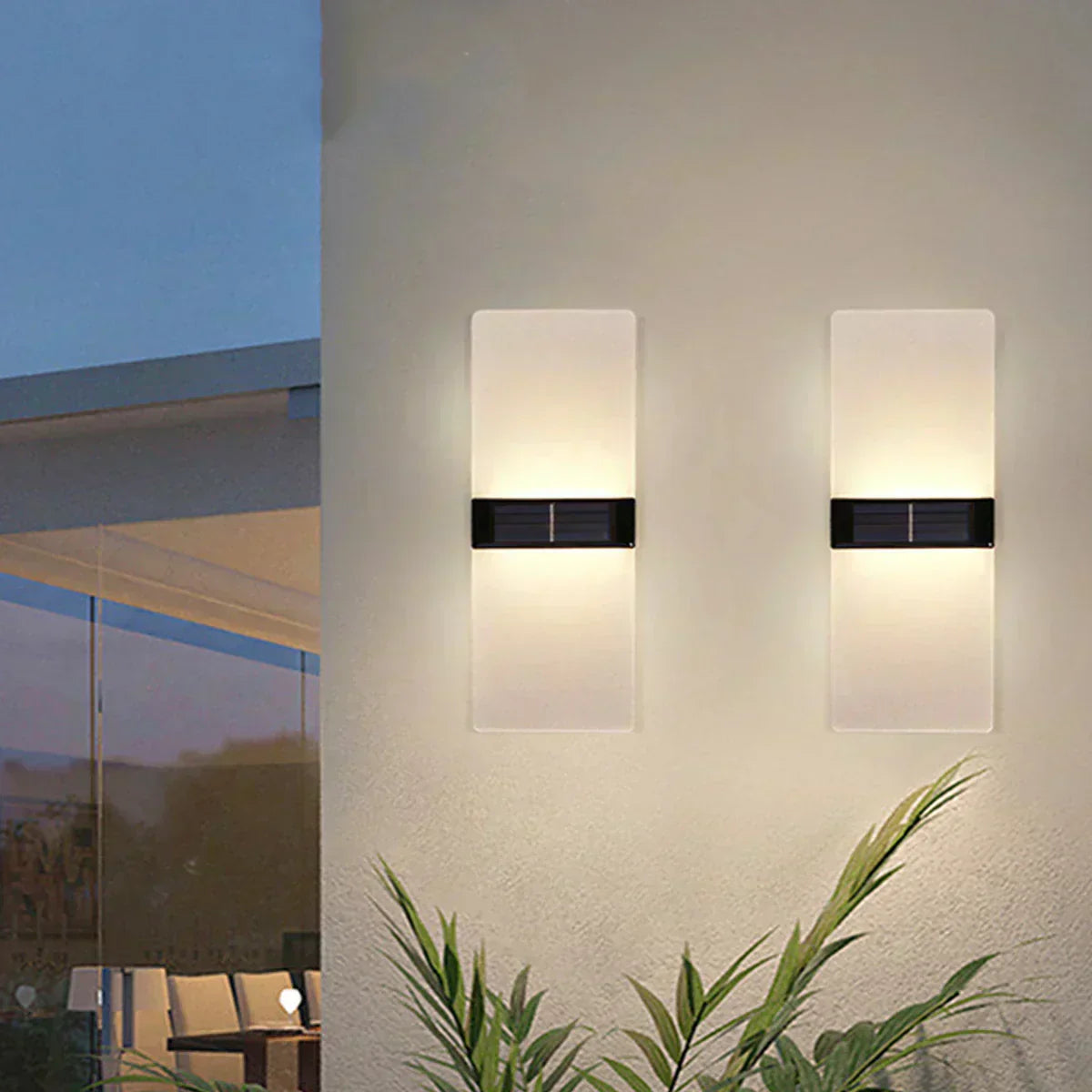 ZENIVIA - Waterproof LED Solar Outdoor Wall Light