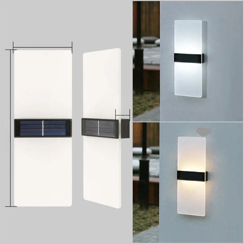 ZENIVIA - Waterproof LED Solar Outdoor Wall Light