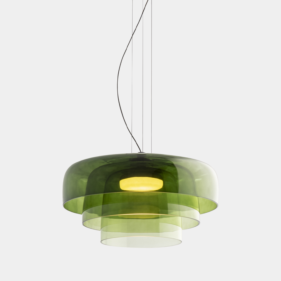 OLVINA - Contemporary Glass Pendant Light
