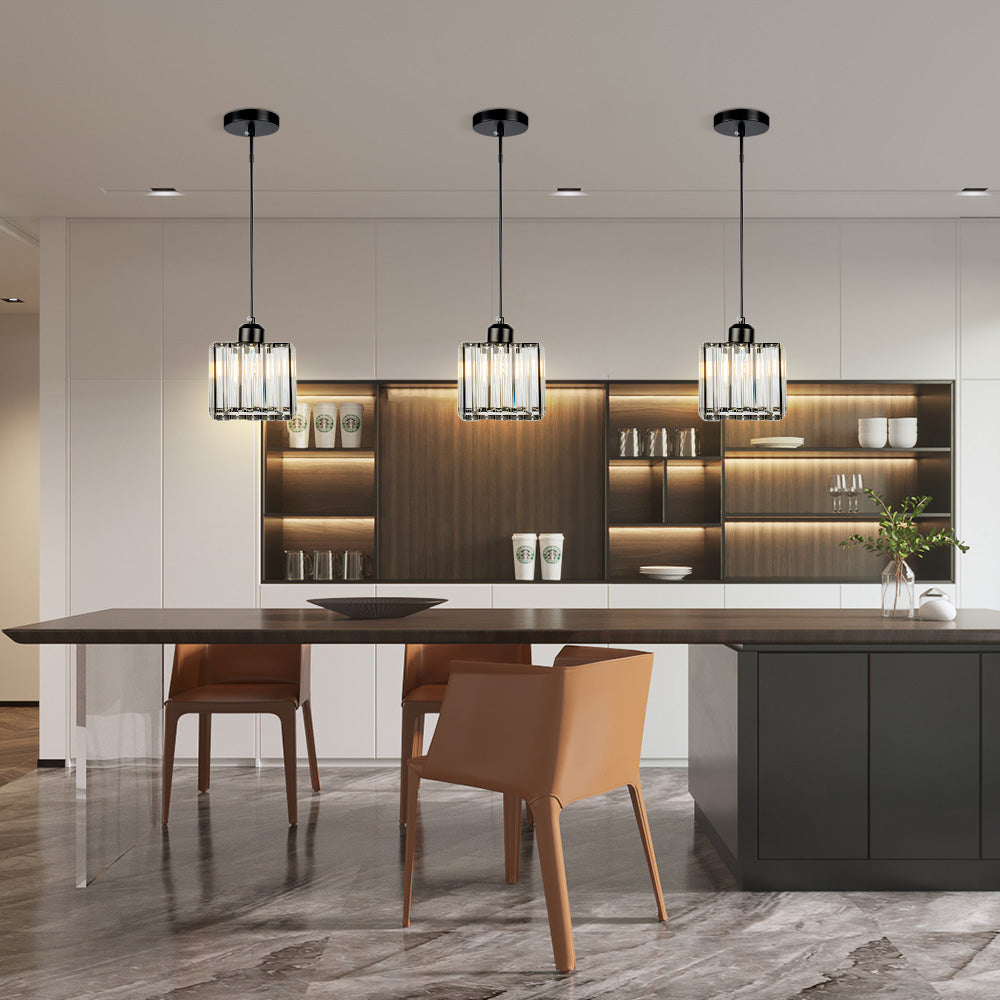 GLAME - Contemporary Gold and Glass Pendant Light