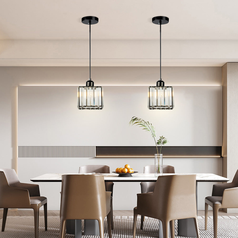 GLAME - Contemporary Gold and Glass Pendant Light