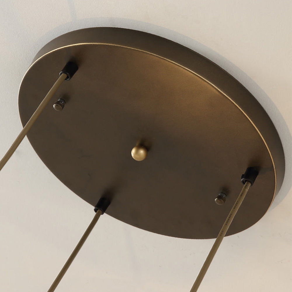 GLAME - Contemporary Gold and Glass Pendant Light
