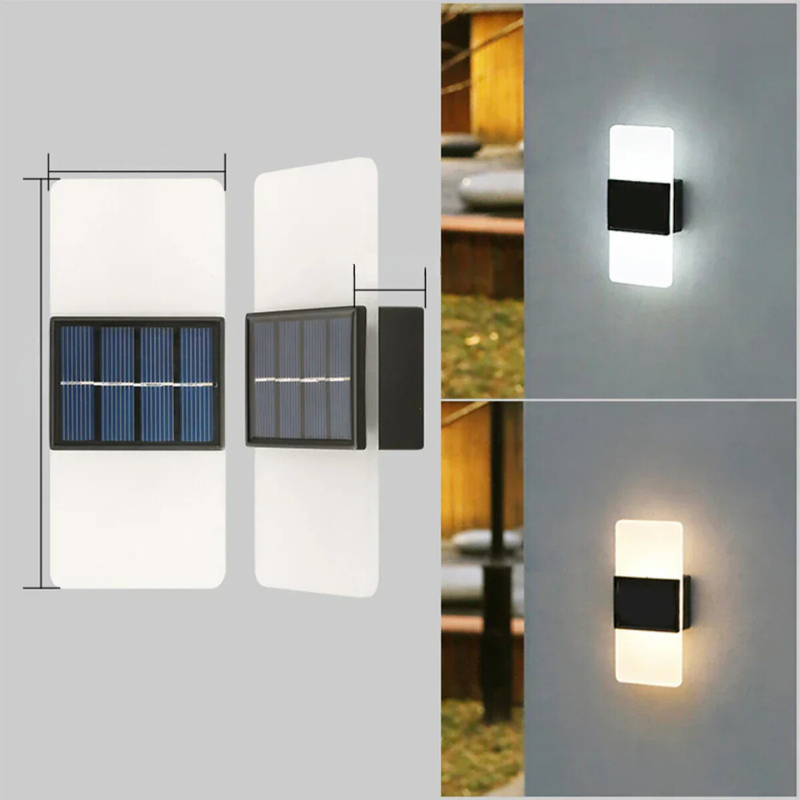 ZENIVIA - Waterproof LED Solar Outdoor Wall Light