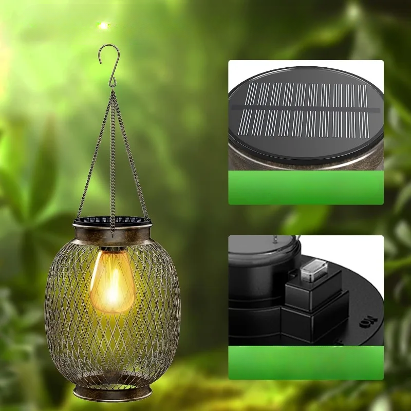 VELNIX - Outdoor Solar LED Lantern Set
