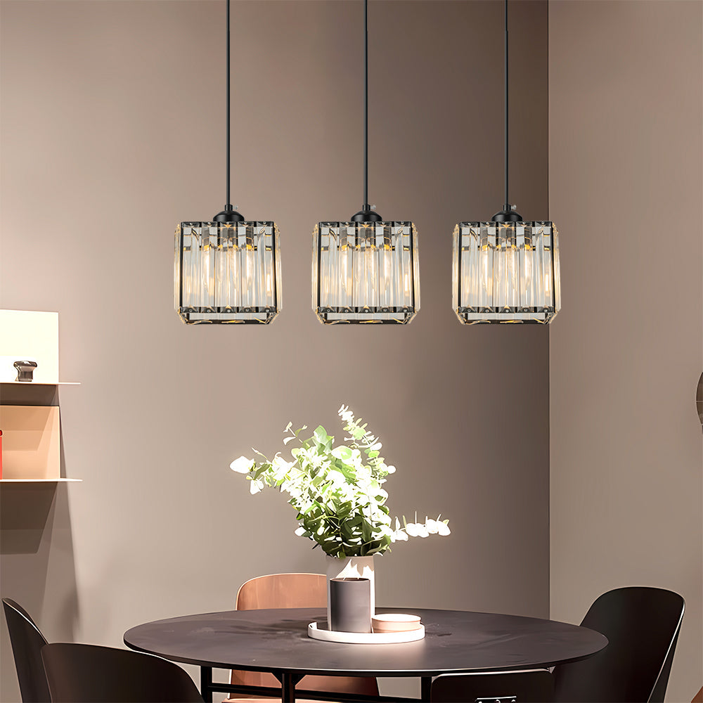 GLAME - Contemporary Gold and Glass Pendant Light