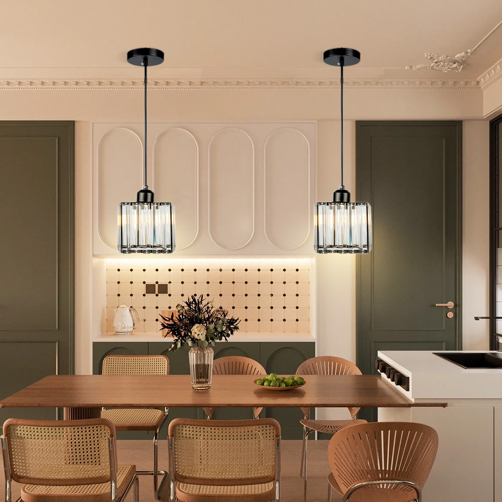 GLAME - Contemporary Gold and Glass Pendant Light