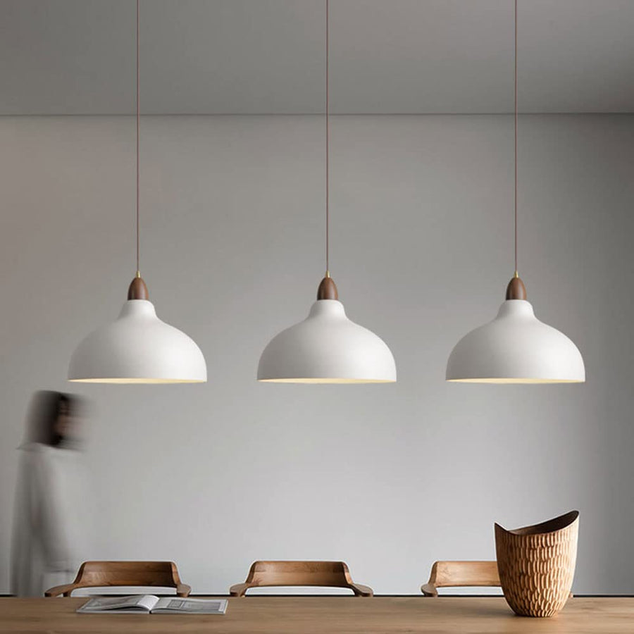NORDHUE - Modern Wood Metal Pendant Light
