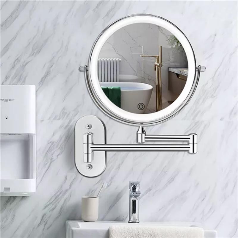 GLAMIO – Rechargeable LED Vanity Mirror with Magnification