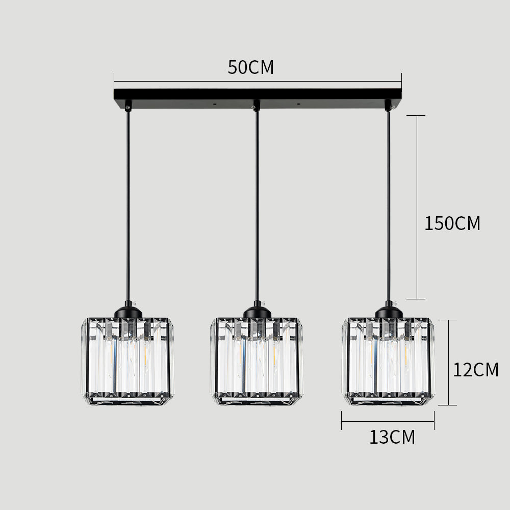 GLAME - Contemporary Gold and Glass Pendant Light