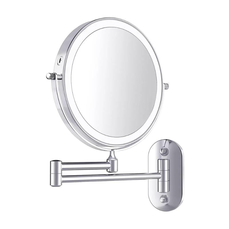 GLAMIO – Rechargeable LED Vanity Mirror with Magnification