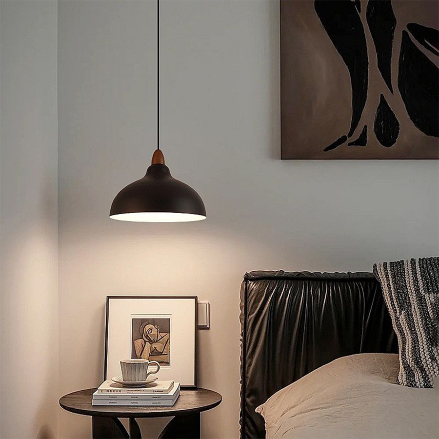 NORDHUE - Modern Wood Metal Pendant Light