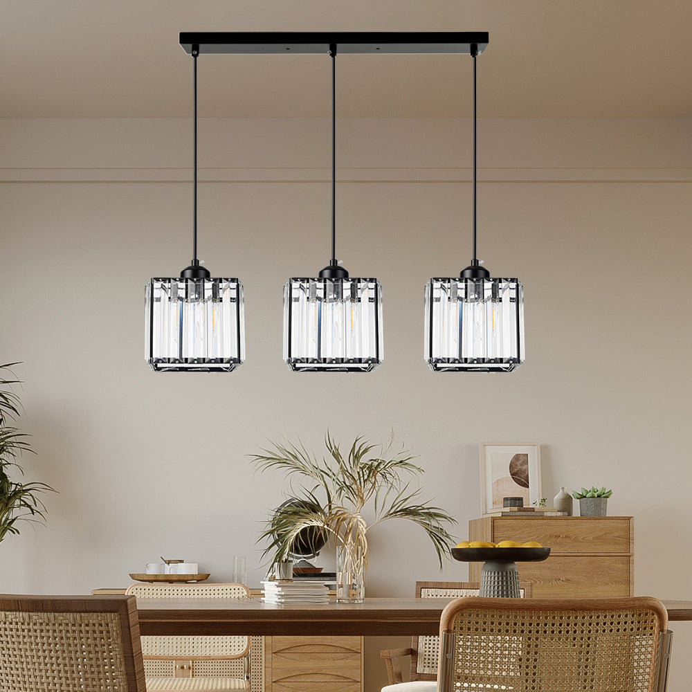 GLAME - Contemporary Gold and Glass Pendant Light