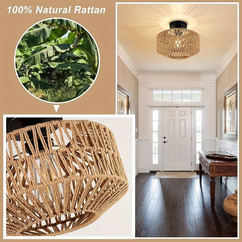 SOLINNA - Handcrafted Bohemian Ceiling Light