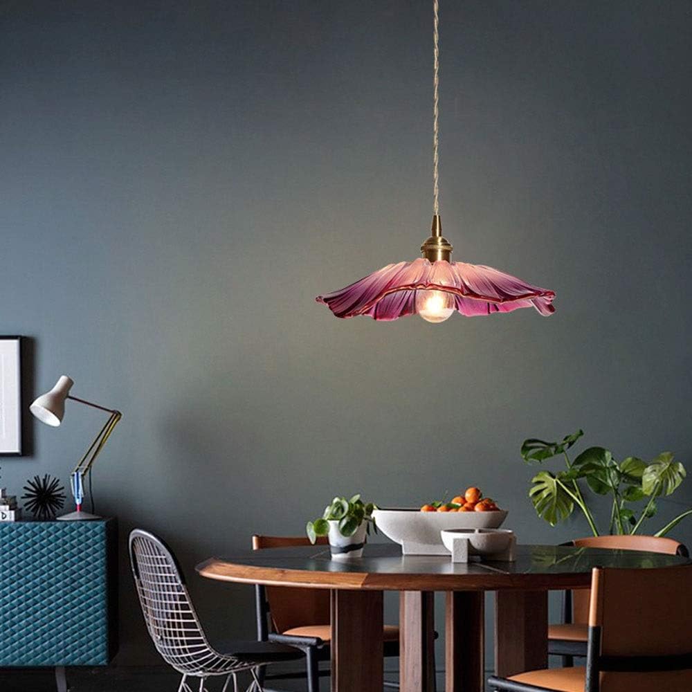 VITRANO - Retro Glass Floral Pendant Light