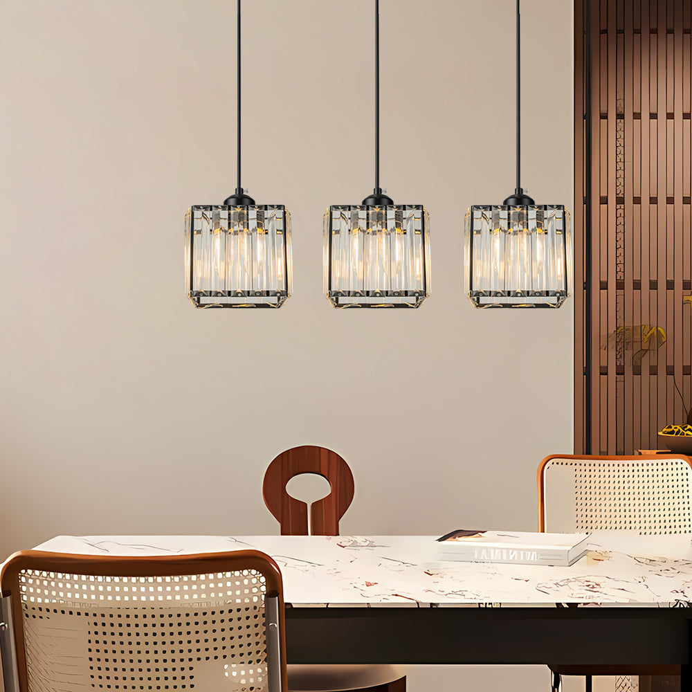 GLAME - Contemporary Gold and Glass Pendant Light