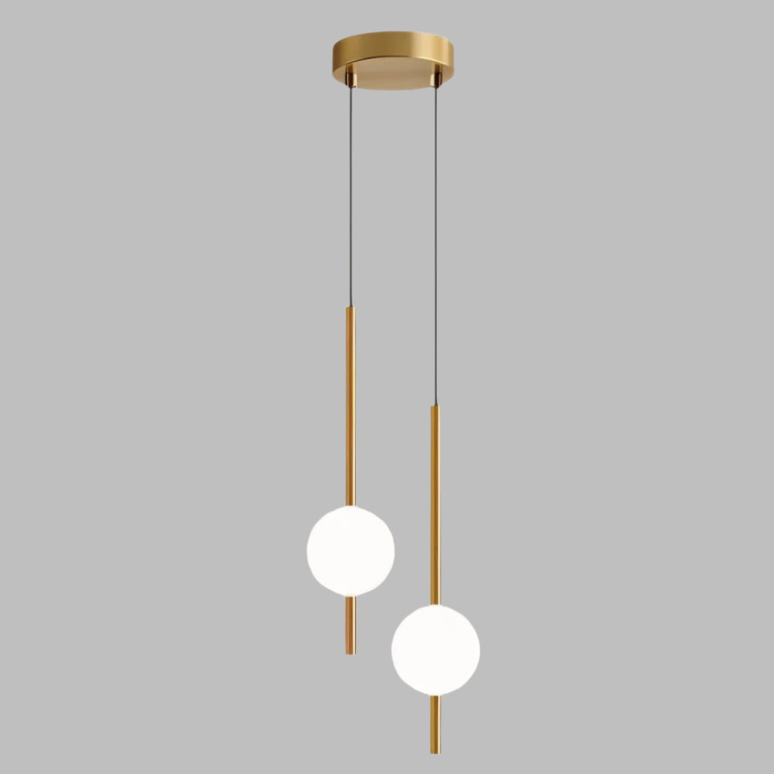 NORDGLOW - Elegant Frosted Glass Pendant Light