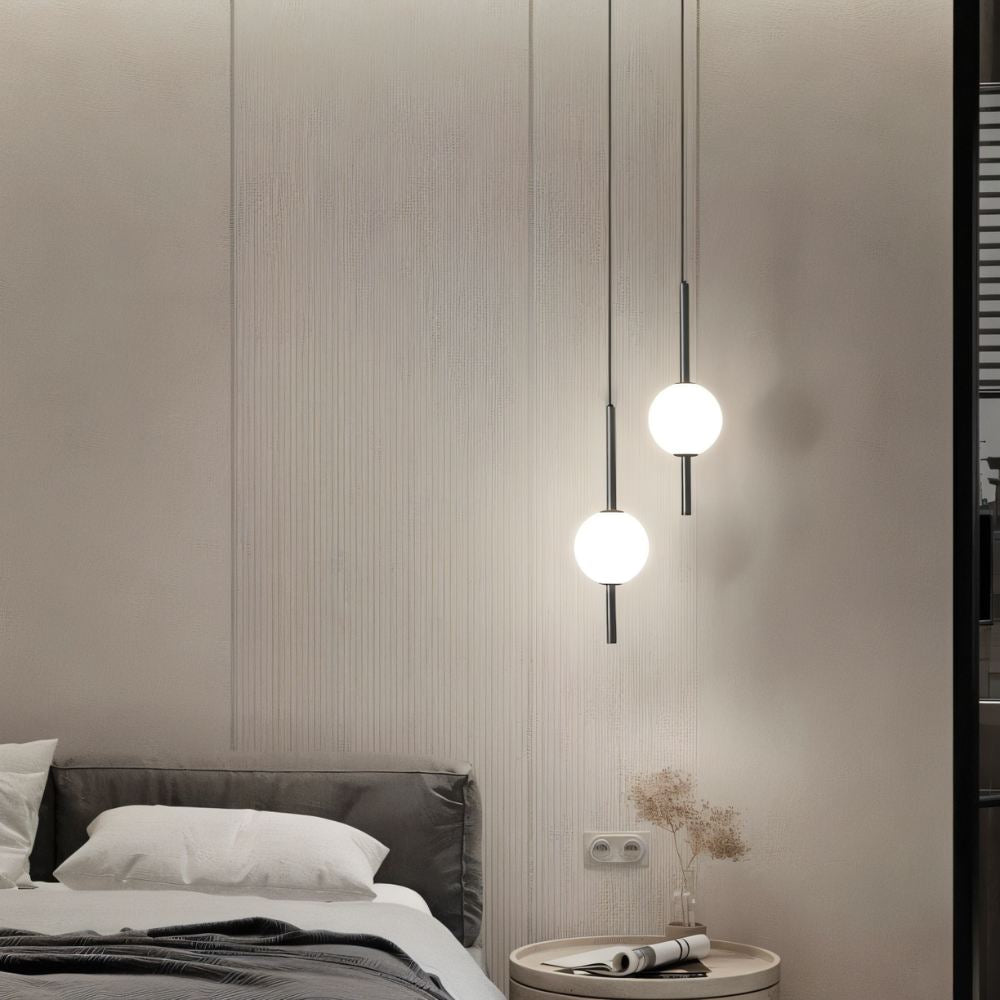 NORDGLOW - Elegant Frosted Glass Pendant Light