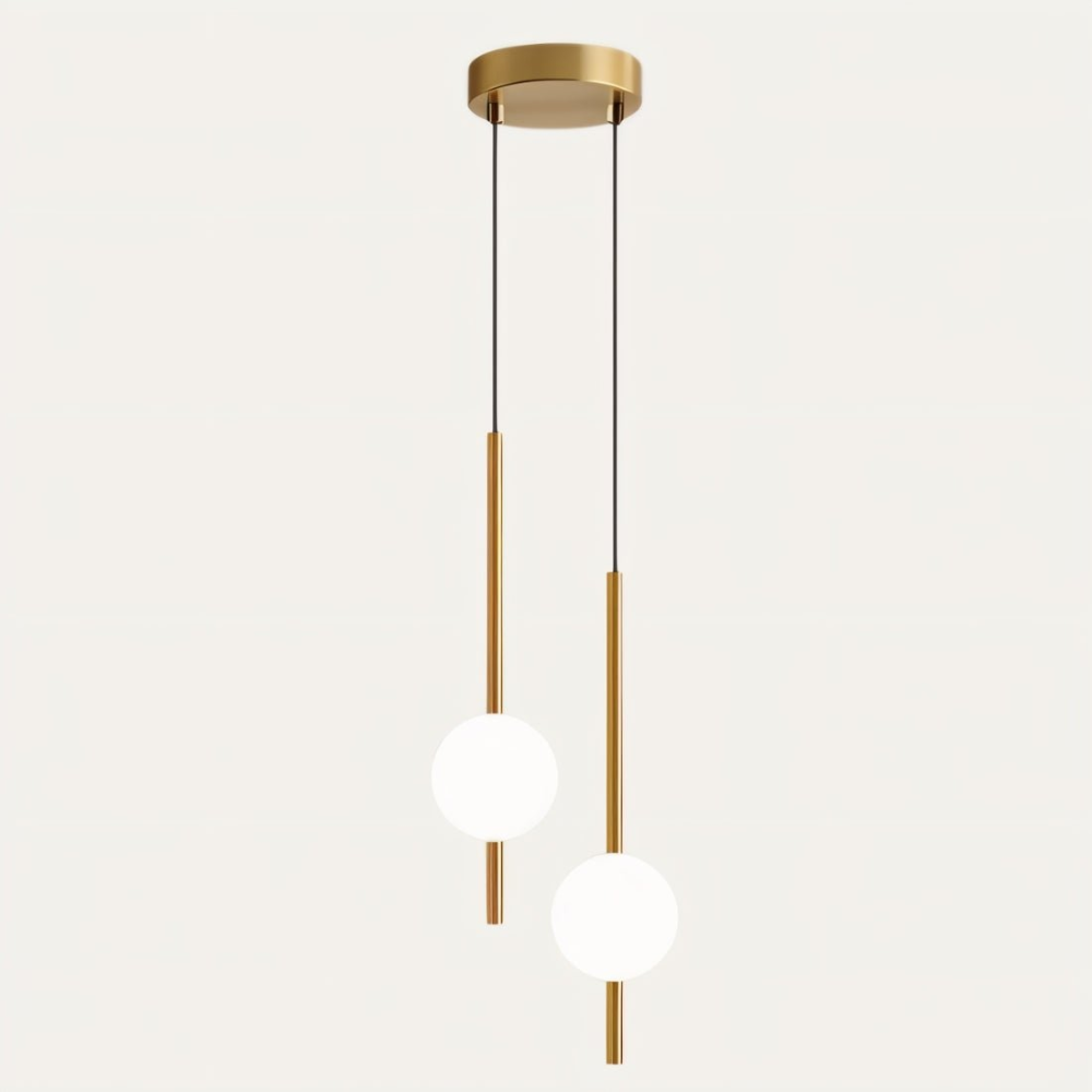 NORDGLOW - Elegant Frosted Glass Pendant Light
