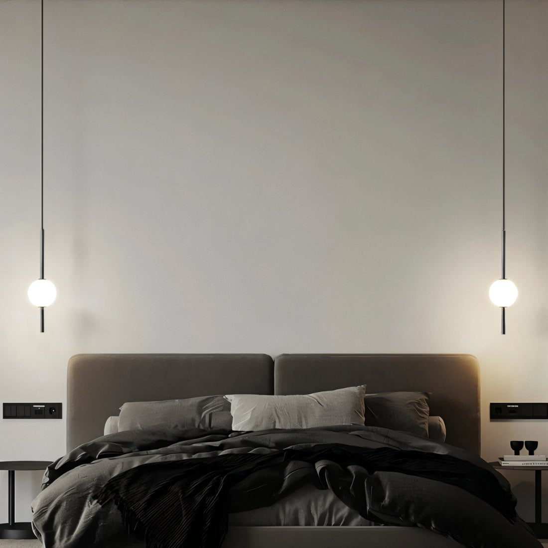 NORDGLOW - Elegant Frosted Glass Pendant Light