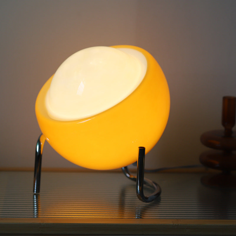 NORDOIR – Vintage Bauhaus Glass Table Light Fixture