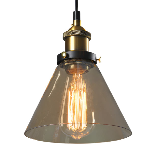 FERROLA – Antique Industrial Glass Pendant Light